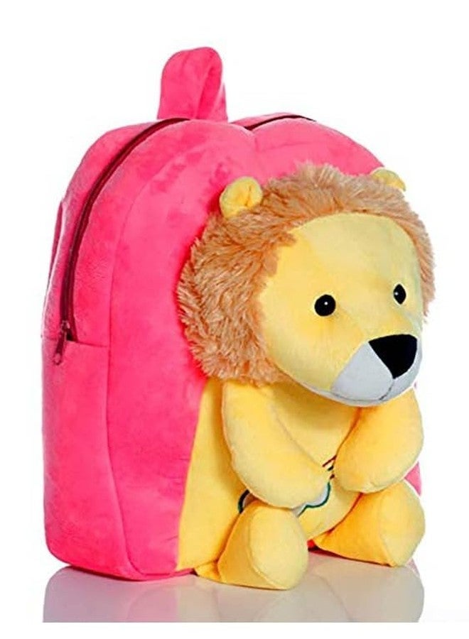 ZEXSAZONE Soft plush premium fabric Kids Kids Backpack Bag Age groups up to 6 Year baby (Kid_Bag_Toy_Lion) - Image 4